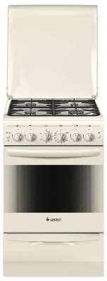 Кухонная плита GEFEST 5100-02 0067, электроподжиг, газ-контроль духовки, 4 конфорки, газовая, 52 л
