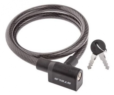 Велозамок с ключом Трос-замок STELS 84104 (800мм) d 12mm