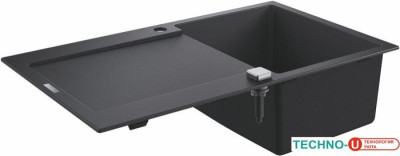 Кухонная мойка Grohe K500 50-C 86/50 1.0 31644AP0 (черный гранит)