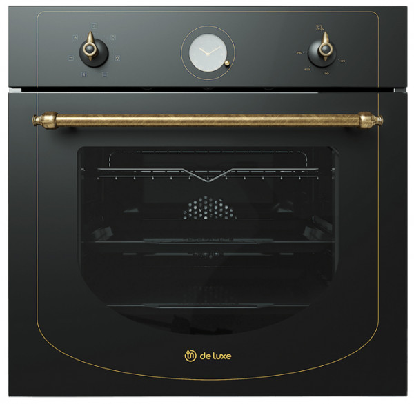 Электрический духовой шкаф De Luxe 6006.05эшв-062, черный