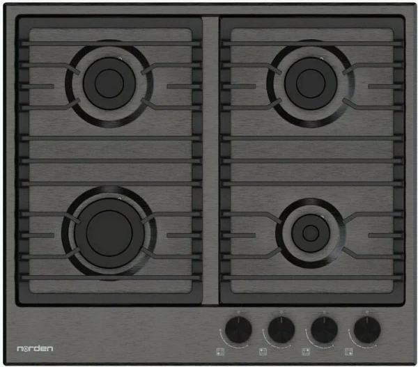 Газовая варочная панель Norden Antique 64G Mix FFD Dark Inox