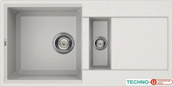 Кухонная мойка Elleci Easy 425 Bianco Titano 68