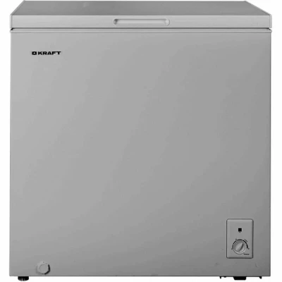 Морозильный ларь KRAFT BD (W)-230SRX, 230/214 л, класс A+, серый, ручная разморозка