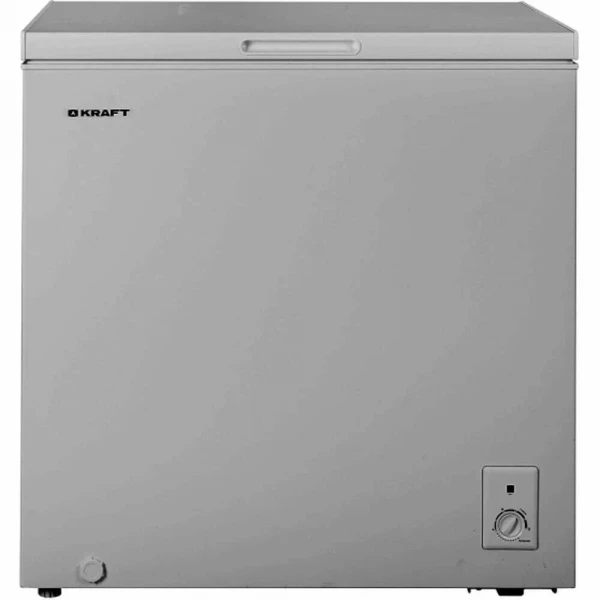 Морозильный ларь KRAFT BD (W)-230SRX, 230/214 л, класс A+, серый, ручная разморозка