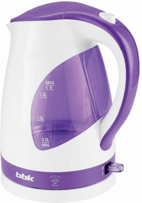 Чайник BBK EK1700P Белый/фиолетовый