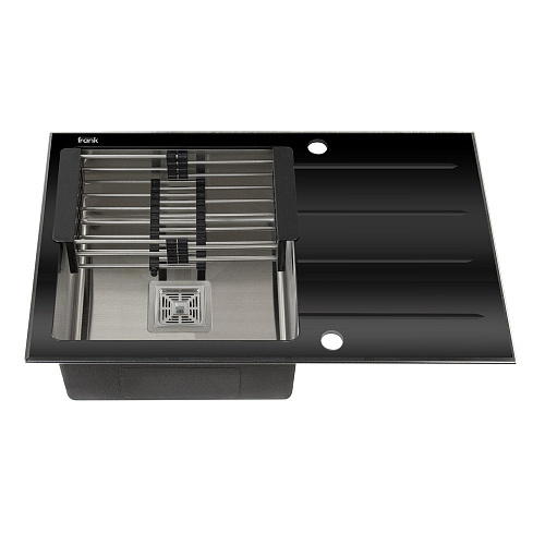 Врезная кухонная мойка FRANK PROFI 9503 0.8/200, 78х50см, нержавеющая сталь