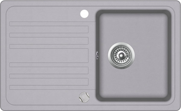 Кухонная мойка Aquasanita Notus SQ101AW (alumetallic 202)