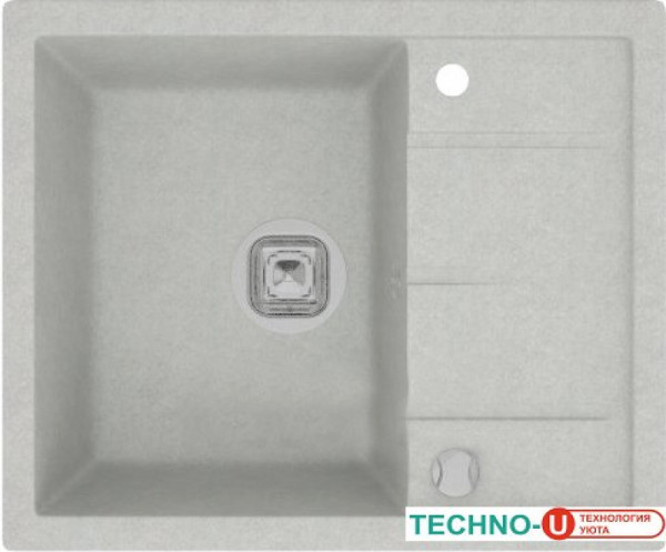 Кухонная мойка Tolero R-107 (серый металлик)