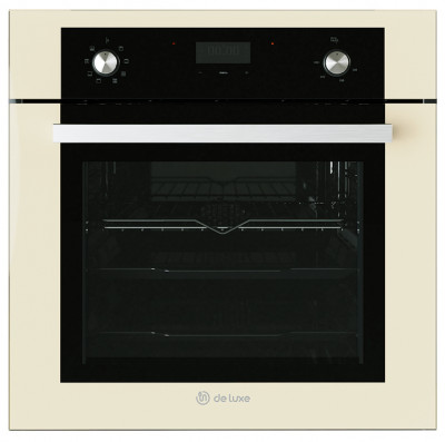 Электрический духовой шкаф De Luxe 6006.05эшв-049, топлёное молоко