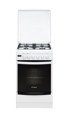 Кухонная плита GEFEST 5102-03, комбинированная, электроподжиг, 4 конфорки, газ-контроль горелок стола, электрическая духовка, 55 л