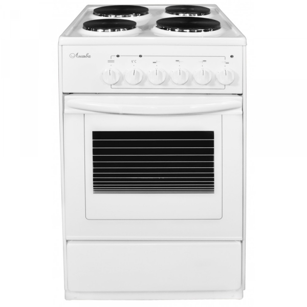 Электрическая плита Лысьва ЭП 411 СТ, белый, эмалированная, 4 зоны нагрева, 57 л