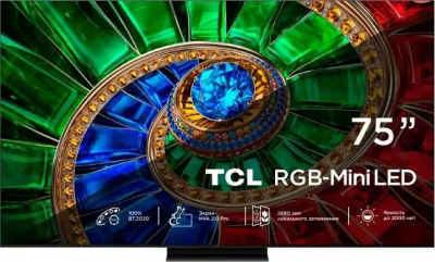 Телевизор TCL 75RM7L Mini-LED SMART TV Google