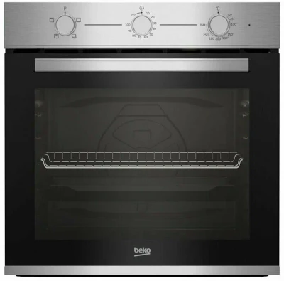 Встраиваемый электрический духовой шкаф Beko BBIC12100XD, нержавеющая сталь, поворотные переключатели, 4 режимов приготовления