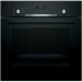 Встраиваемый духовой шкаф BOSCH HBJ558YB3Q, Serie 6, черный, панели EcoClean, телескопические направляющие