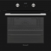 Духовой шкаф Weissgauff EOV 661 PDB, чёрный, 69 л, утапливаемые рукоятки, гидролизная очистка, 6 режимов