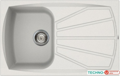 Кухонная мойка Elleci Living 300 Bianco Titano 68