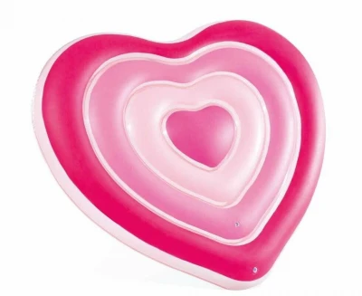 Надувной матрас для плавания Сердце 155х135х25см Intex 58727EU