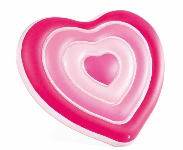 Надувной матрас для плавания Сердце 155х135х25см Intex 58727EU