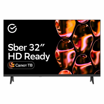 Телевизор SBER SDX 32H2124B SMART TV безрамочный