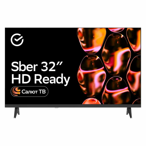 Телевизор SBER SDX 32H2124B SMART TV безрамочный