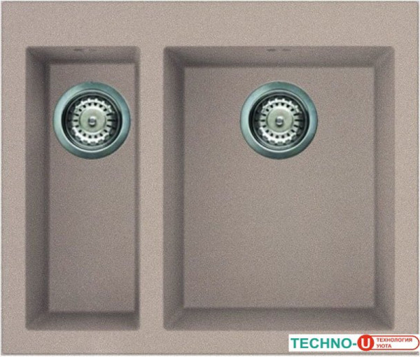 Кухонная мойка Elleci Quadra 150 Tortora G43