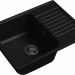 Кухонная мойка GranFest QUARZ Z-13 (черный)