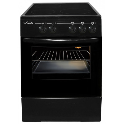 Электрическая плита Лысьва EF3001MK00 (ЭПС 301 МС) (черная, классика С), 3 зоны нагрева, поворотный механизм, традиционная очистка, 57 л