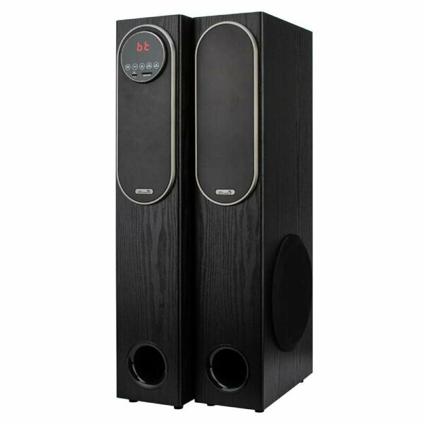 Комплект акустики Eltronic 08 черная (30-33 HOME SOUND), AUX, USB, HDMI, CD, 200 Вт