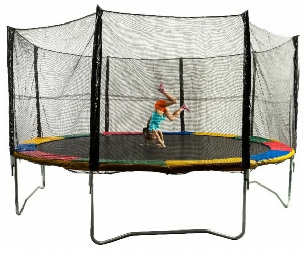Каркасный батут Sundays Acrobat 12ft с сеткой 374х374х253 см