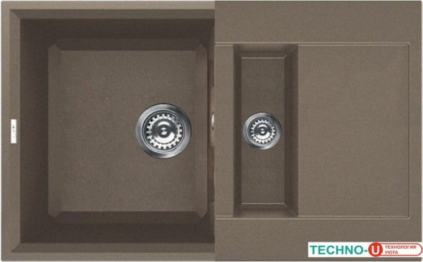 Кухонная мойка Elleci Easy 325 Tortora G43