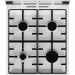 Газовая плита Gorenje GGI5A21WH, белый, 4 конфорки, электроподжиг, эмаль SilverMatte, газ-контроль, 67 л