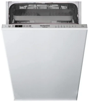Встраиваемая посудомоечная машина Hotpoint HSIC 3T127 C, 8 программ, 10 комплектов, внутренняя поверхность из нержавеющей стали