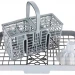 Встраиваемая посудомоечная машина Hotpoint HSIC 3T127 C, 8 программ, 10 комплектов, внутренняя поверхность из нержавеющей стали
