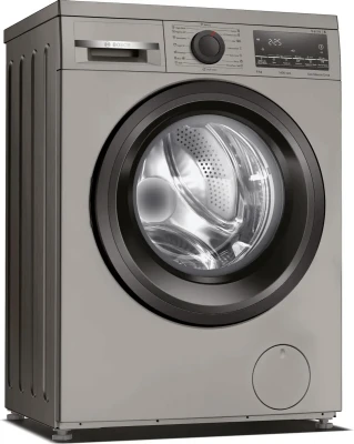 Стиральная машина Bosch WLS2846SME, серебристая, ШхВхГ 60х 85х47 см, Serie 4, 12 программ, 8кг, 1400об/мин, инверторная