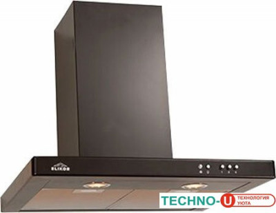 Кухонная вытяжка Elikor Квадра 90П-650-К3Д (антрацит), антивозвратный клапан, антивозвратный клапан, 