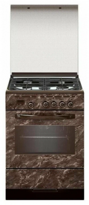 Плита газовая GEFEST 6300-03 0054, эмалированная, электроподжиг, газ-контроль, гриль, традиционная очистка, 52 л, 4 конфорки 