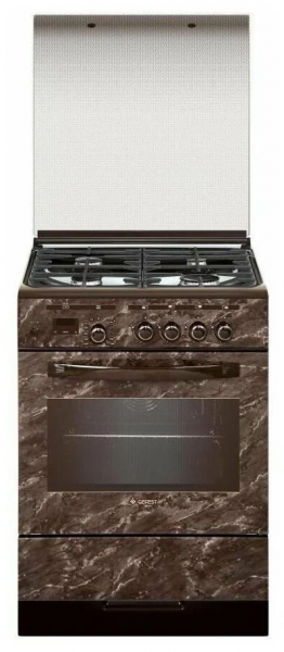 Плита газовая GEFEST 6300-03 0054, эмалированная, электроподжиг, газ-контроль, гриль, традиционная очистка, 52 л, 4 конфорки 