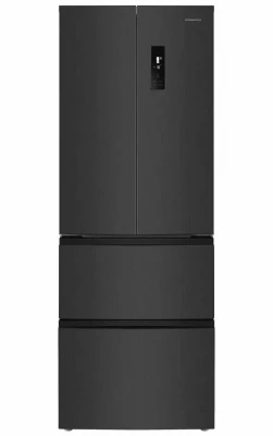 Холодильник MAUNFELD MFF180NFSBE01 , 337 л, внешнее покрытие-металл, размораживание - No Frost, дисплей, 71.5 см х 180.2 см х 65.4 см