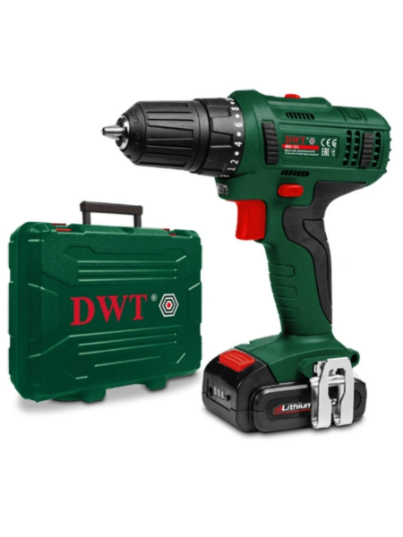 Дрель-шуруповерт DWT ABS-12 L-2 BMC (с 2-мя АКБ, кейс)