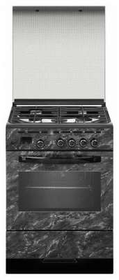 Плита газовая GEFEST 6300-03 0053, газ-контроль, электроподжиг, 52 л, эмалированная, 4 конфорки 