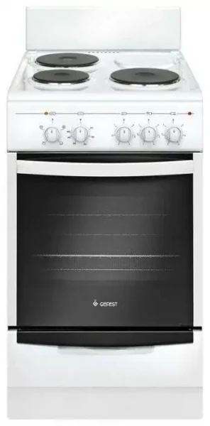 Кухонная плита GEFEST 5140 0031, электрическая, 3 зоны приготовления, эмалированная, 55 л