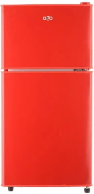 Холодильник Olto RF-120T красный, 118 л, внешнее покрытие-металл, пластик, размораживание - ручное, 42.5 см х 87 см х 45 см