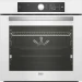 Духовой шкаф BEKO BBIM17400WE, белый, поворотный переключатель, LED дисплей, 13 режимов, телескопические направляющие, очистка паром