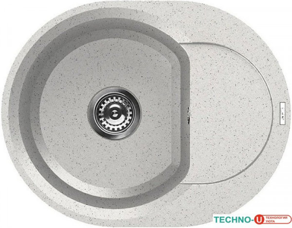 Кухонная мойка Elleci Easy Round 600 Bianco 52