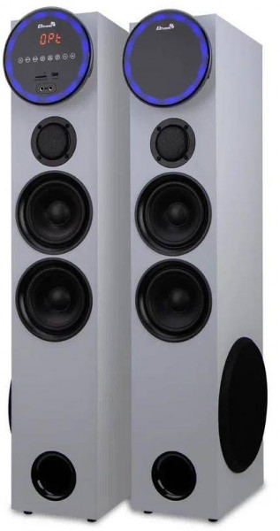 Колонка Eltronic 30-35 серебристый Home Sound, Bluetooth, 220 Вт
