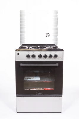 Газовая плита VESTA Valencia VGE 50 10-E Серый ГК