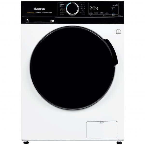 Стиральная машина БИРЮСА WM-MX814/15 на 8 кг, инверторный двигатель, с функцией пара, белая