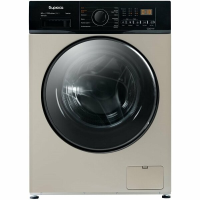 Стирально-сушильная машина Бирюса WMD-SM812/03 B золотой, 8/5 кг, 1200 об/мин, 12 программ, инверторная 