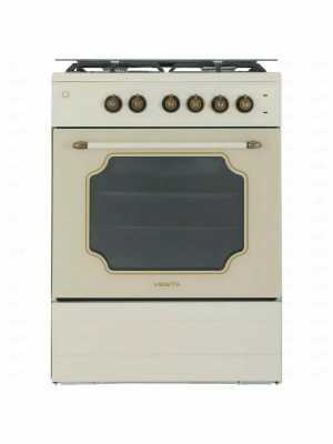 Кухонная плита VESTA Valencia VKE 10-E Бежевый Retro CHU ГК