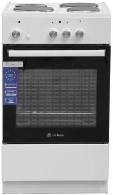 Кухонная плита De luxe 5003.18Э, электрическая, 3 зоны подогрева, 46 л, эмалированная 